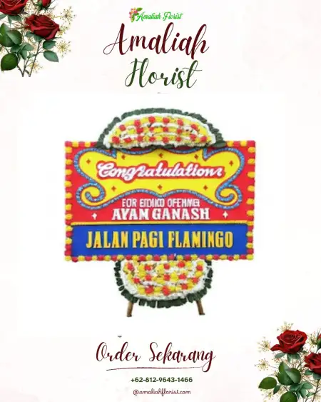 Sewa Papan Bunga Sinoman